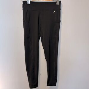 Nautica Black Leggings with Pockets